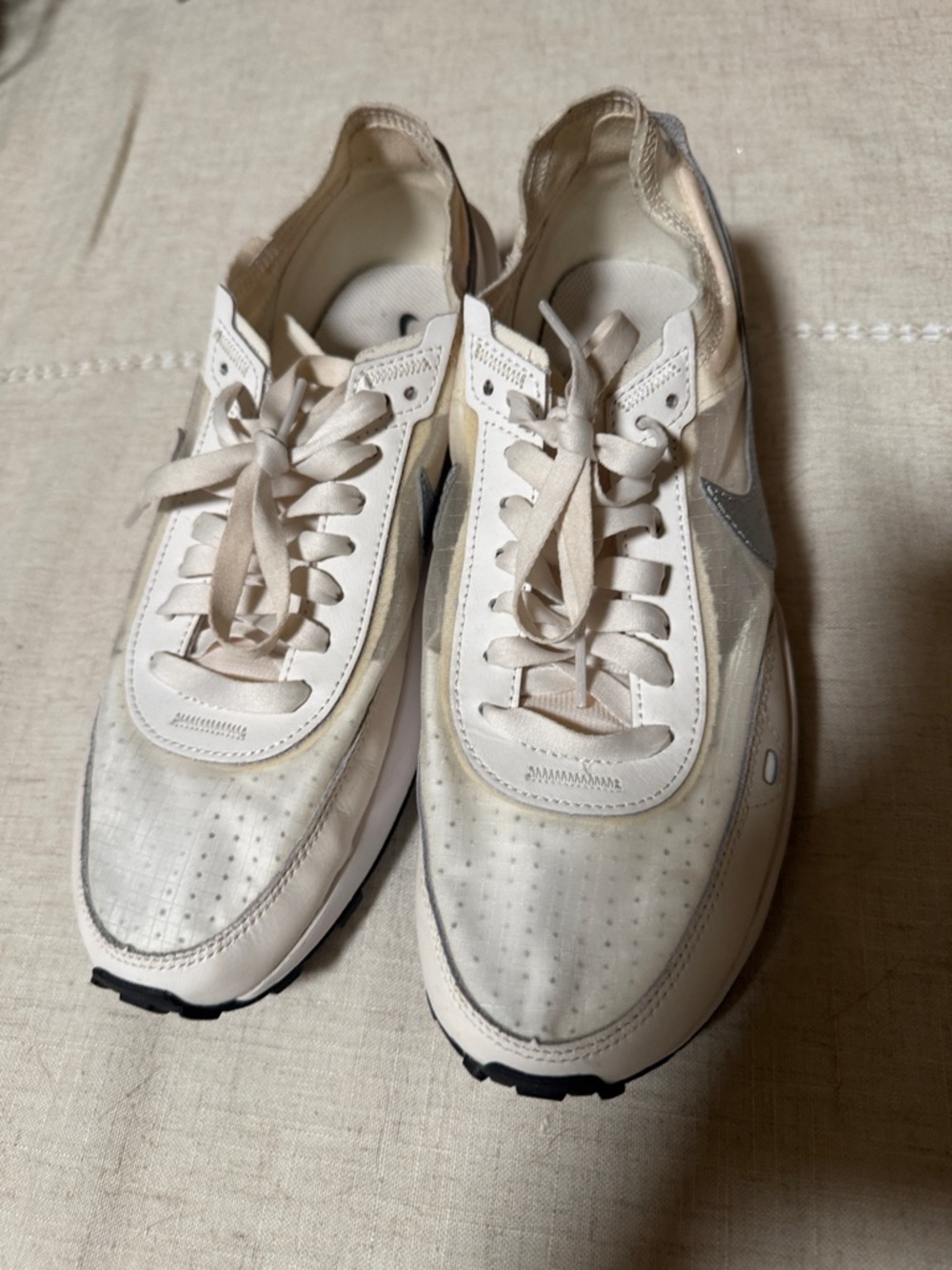 Nike Women's Off-White Cream Beige Athletic Shoes